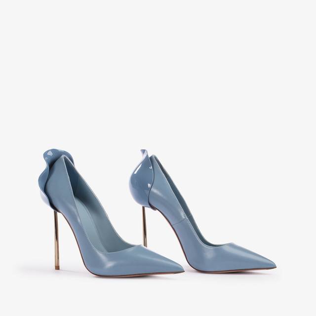 Le Silla Décolleté pelle azzurro nilo Convenienza