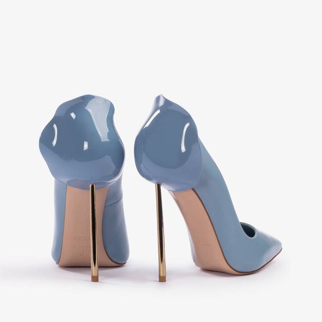 Le Silla Décolleté pelle azzurro nilo Convenienza