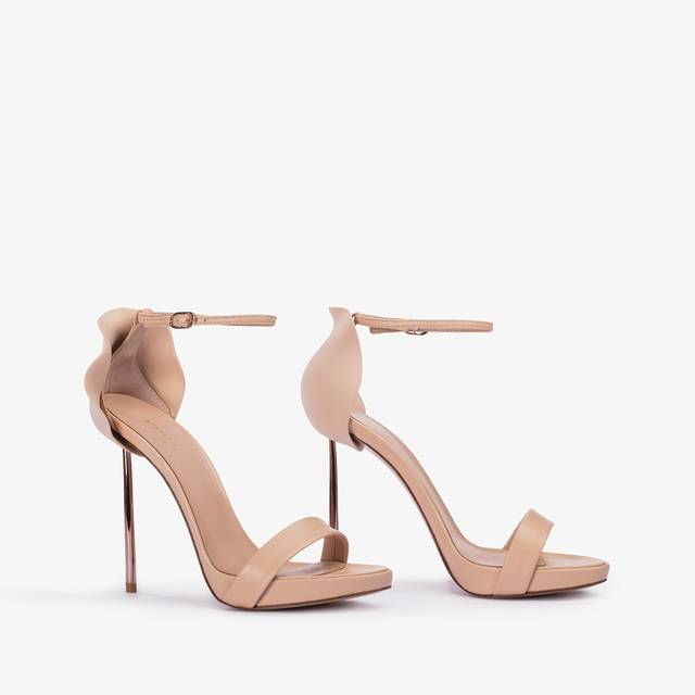 Le Silla Sandalo pelle nude skin Sconto