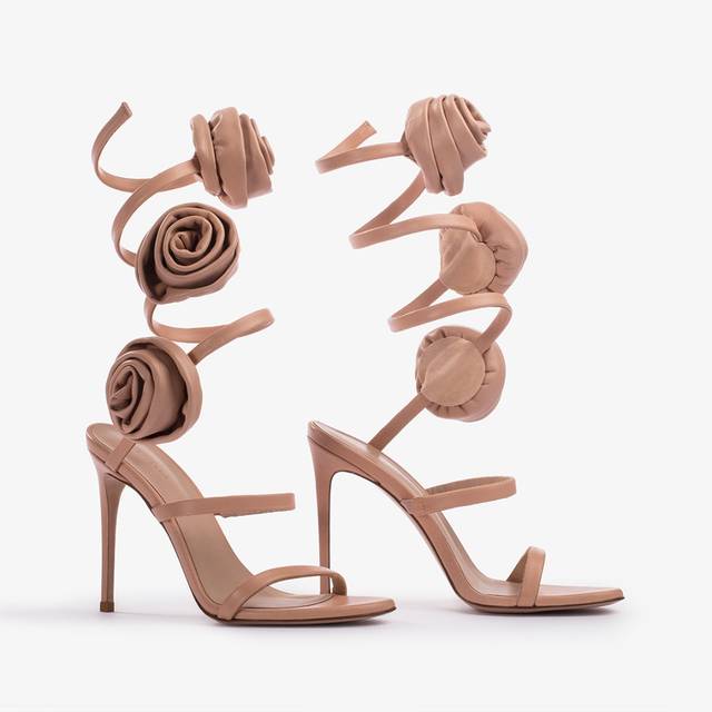 Le Silla Sandalo pelle nude phard e rose Offerta