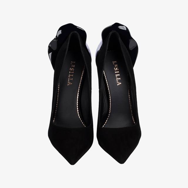 Le Silla Décolleté camoscio nera Vendite Flash