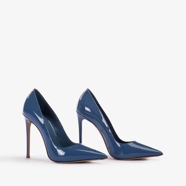 Le Silla Décolleté vernice azzurra nilo Spedizione Gratuita