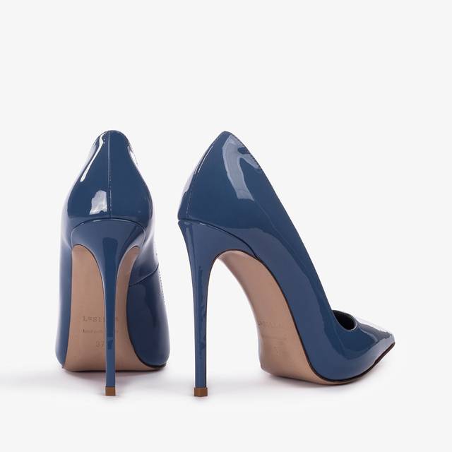 Le Silla Décolleté vernice azzurra nilo Spedizione Gratuita