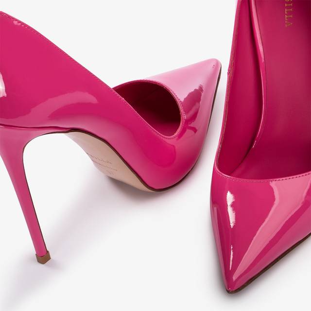 Le Silla Décolleté vernice fucsia party Pezzi Unici