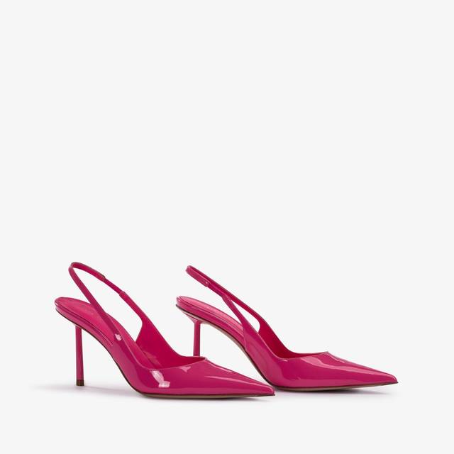 Le Silla Slingback vernice fucsia party Soddisfazione Garantita