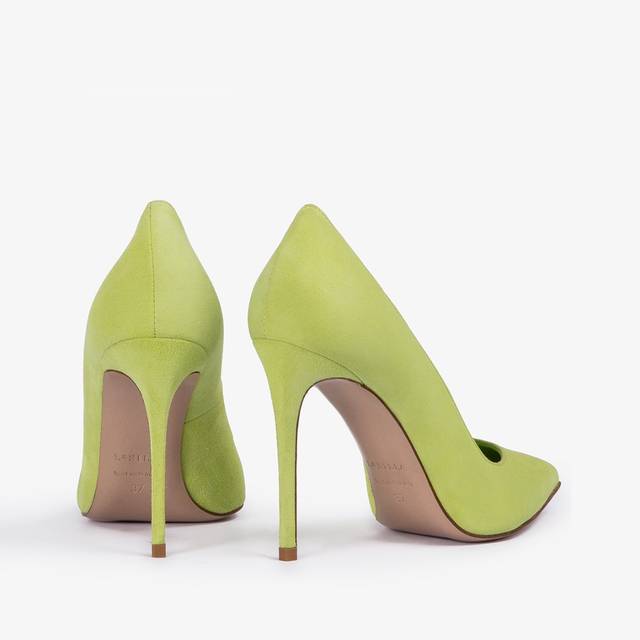 Le Silla Décolleté camoscio verde apple Promozione Limitata