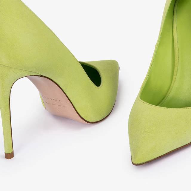 Le Silla Décolleté camoscio verde apple Promozione Limitata