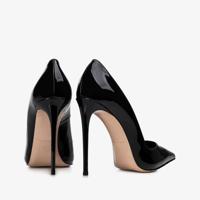 Le Silla Décolleté vernice nera Online