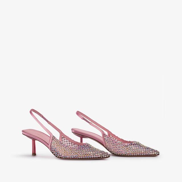 Le Silla Slingback gioiello rete rosa dea e Cristalli Hotsell