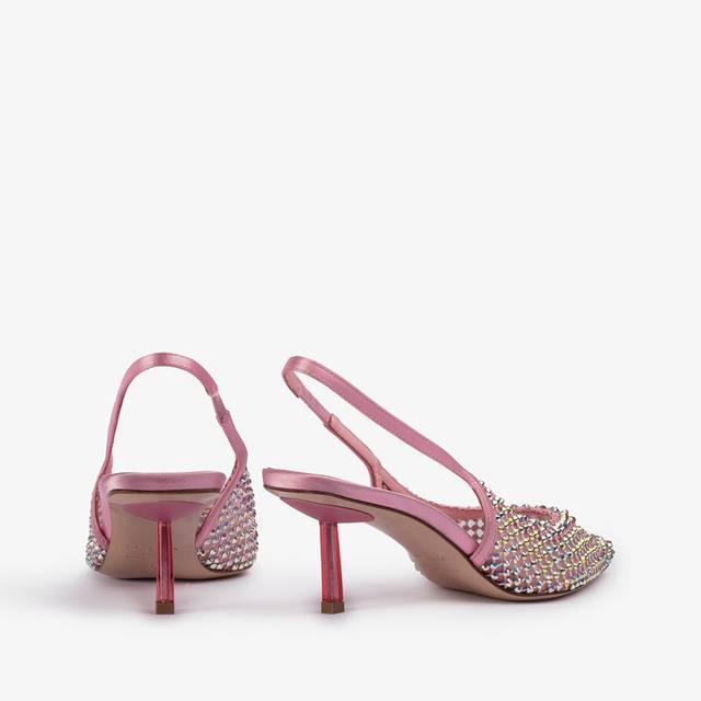 Le Silla Slingback gioiello rete rosa dea e Cristalli Hotsell