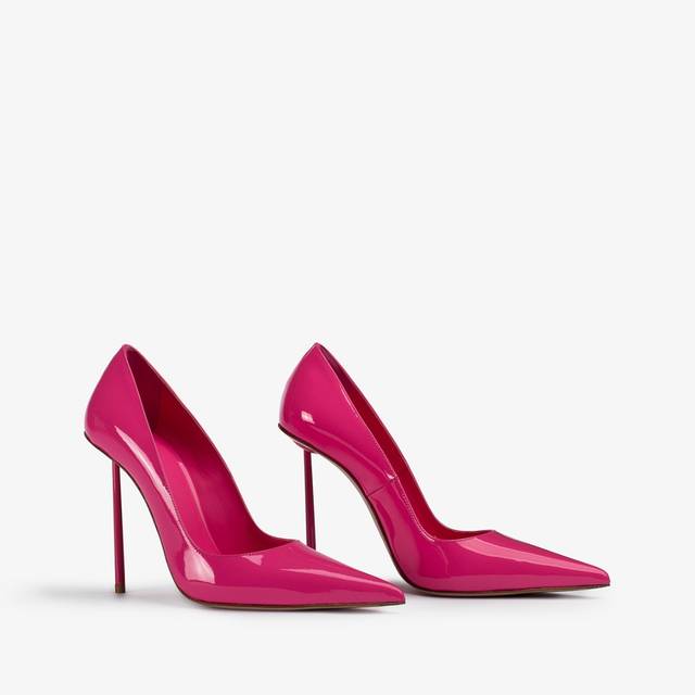 Le Silla Décolleté vernice fucsia party Negozio