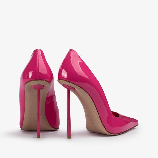 Le Silla Décolleté vernice fucsia party Negozio