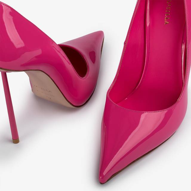 Le Silla Décolleté vernice fucsia party Negozio
