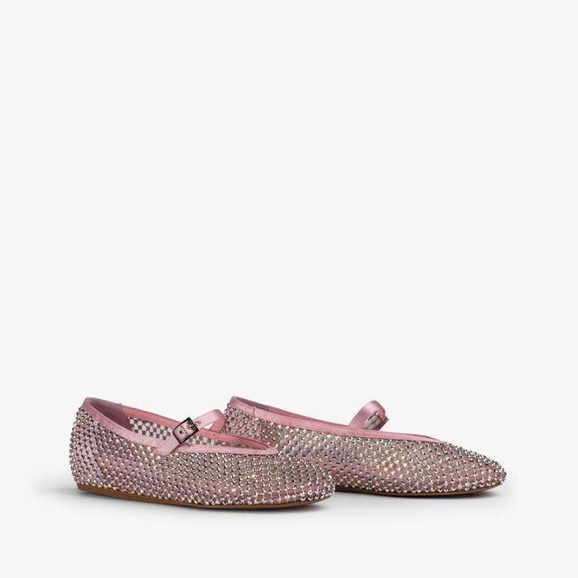 Le Silla Ballerina gioiello rete rosa dea con Cristalli iridescenti Nuova