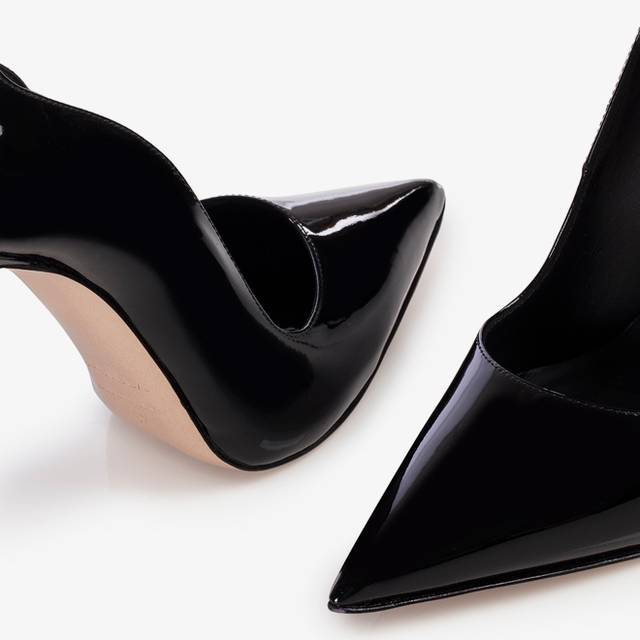 Le Silla Décolleté vernice nera Spedizione Gratuita