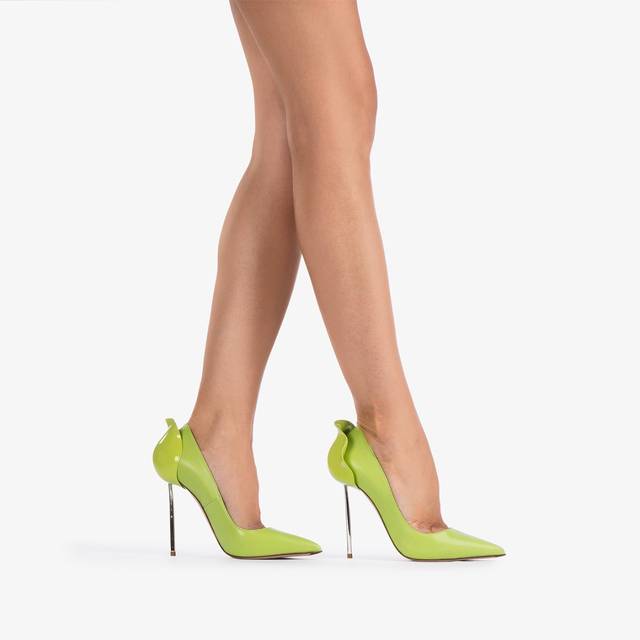 Le Silla Décolleté pelle verde apple Qualità Garantita