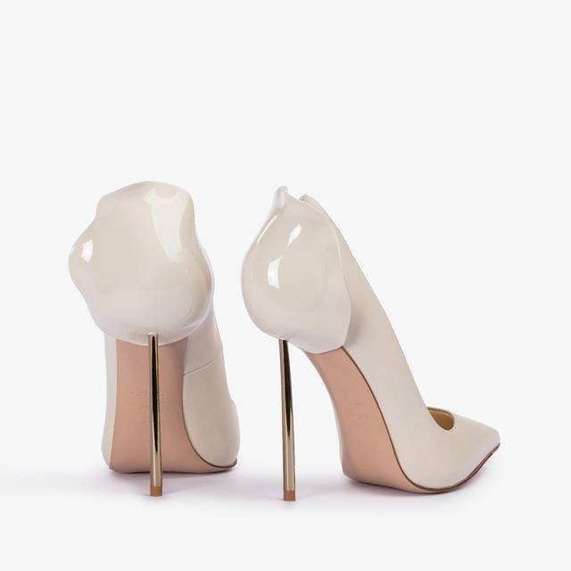 Le Silla Décolleté pelle bianca milk Negozi Online