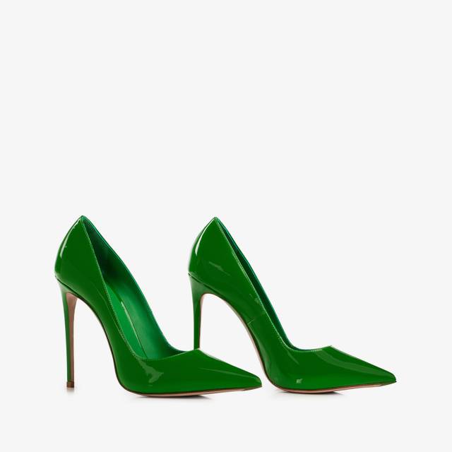Le Silla Décolleté vernice verde emerald Promozione Limitata