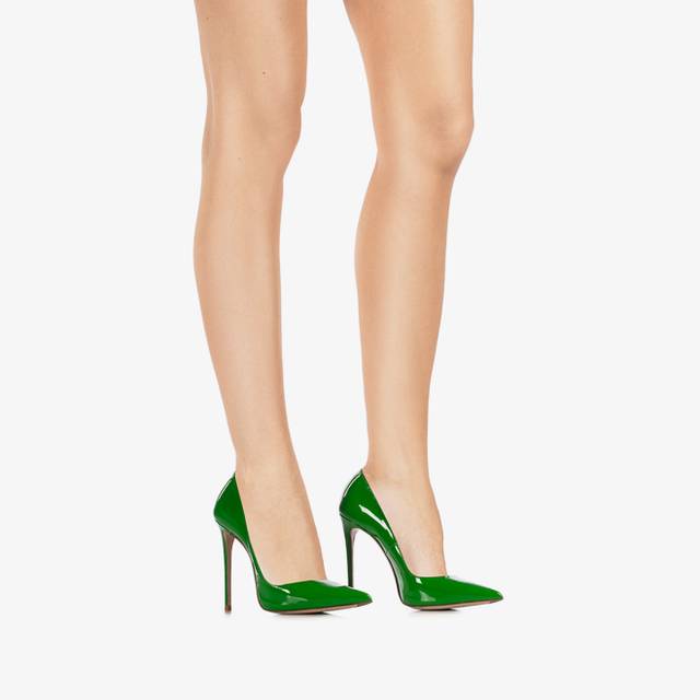 Le Silla Décolleté vernice verde emerald Promozione Limitata