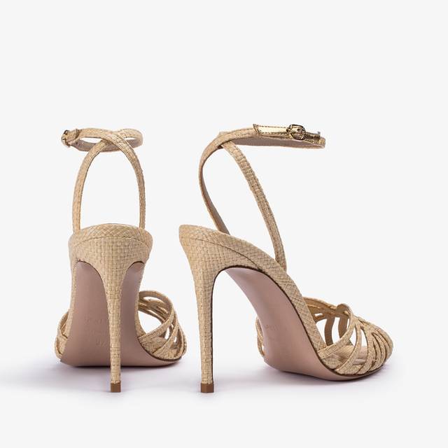 Le Silla Sandalo rafia beige naturale In Linea
