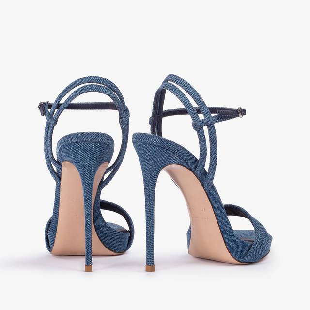 Le Silla Sandalo denim blu Acquista Ora