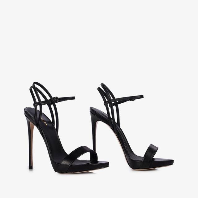 Le Silla Sandalo pelle nero Prezzo Ridotto