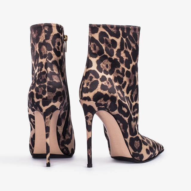 Le Silla Stivaletto raso stampa leopardo Vendite Flash