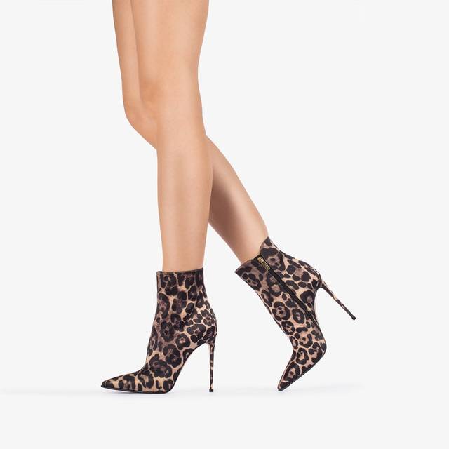 Le Silla Stivaletto raso stampa leopardo Vendite Flash