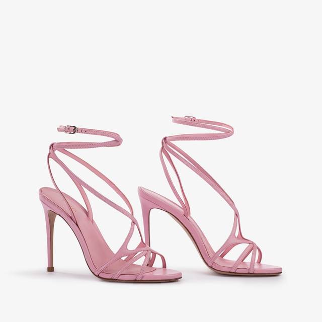 Le Silla Sandalo pelle rosa dea Moda