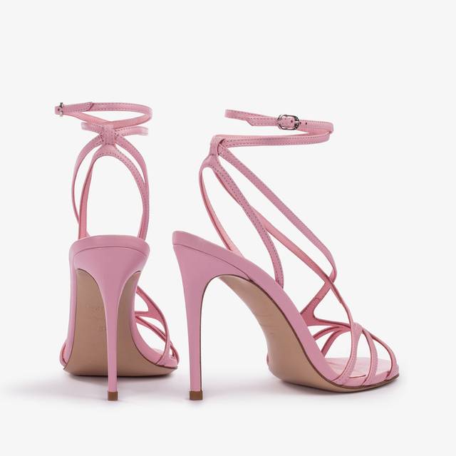 Le Silla Sandalo pelle rosa dea Moda