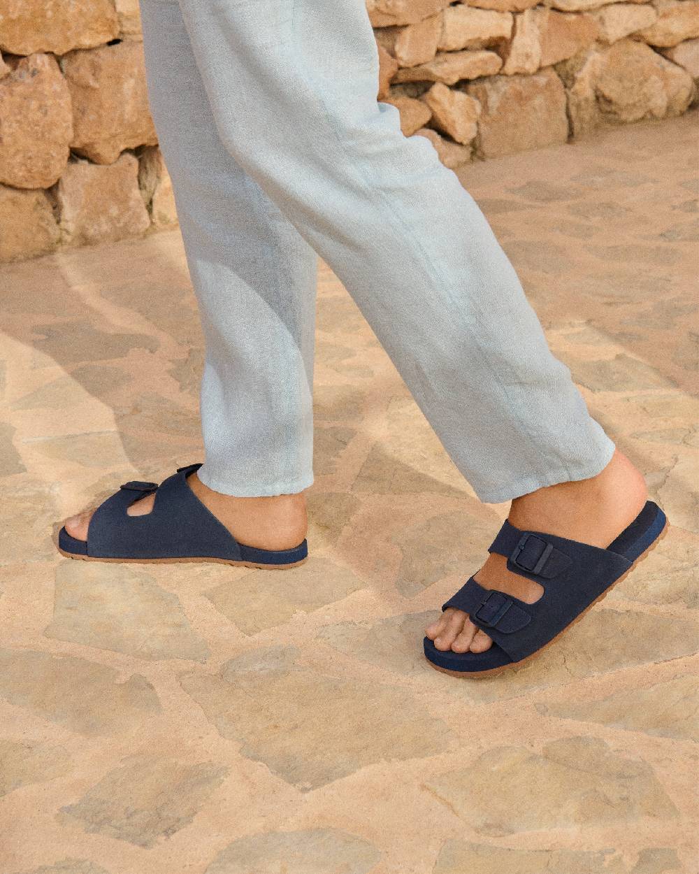 Manebí Eva Nordic|Swim Sandals - Patriot Blue Presa