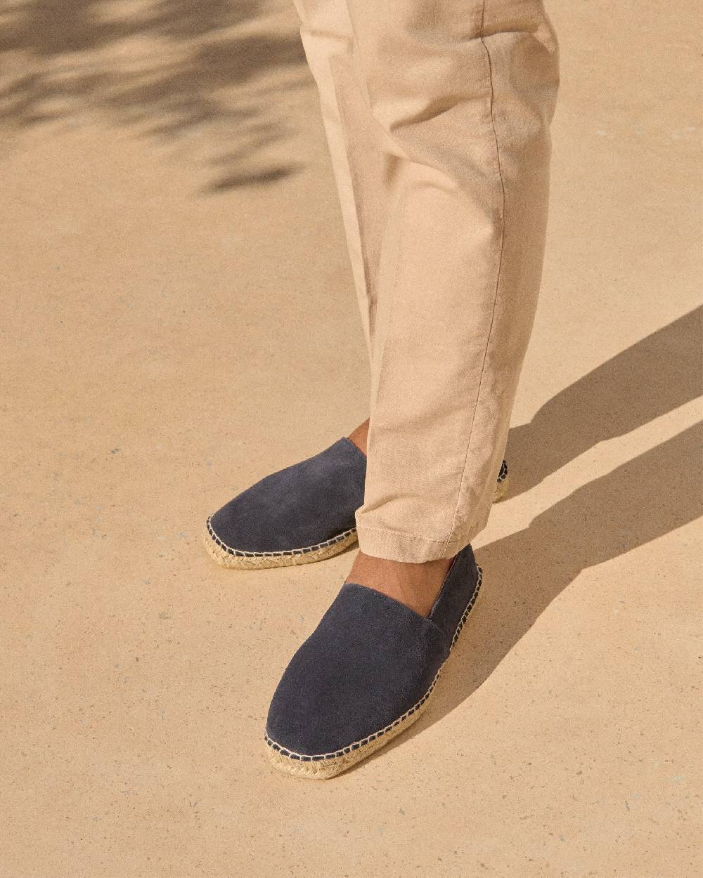 Manebí Suede Square Toe Espadrilles - Hamptons Patriot Blue Economico