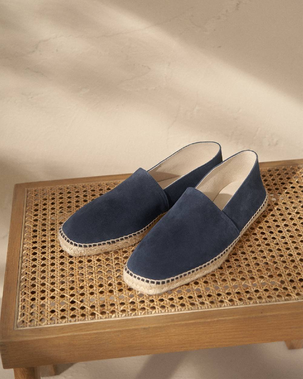 Manebí Suede Square Toe Espadrilles - Hamptons Patriot Blue Economico