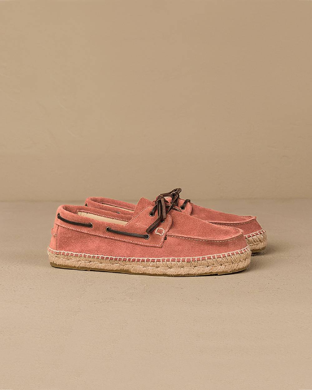 Manebí Suede Boat-Shoes Espadrilles - Hamptons Terracotta Saldi