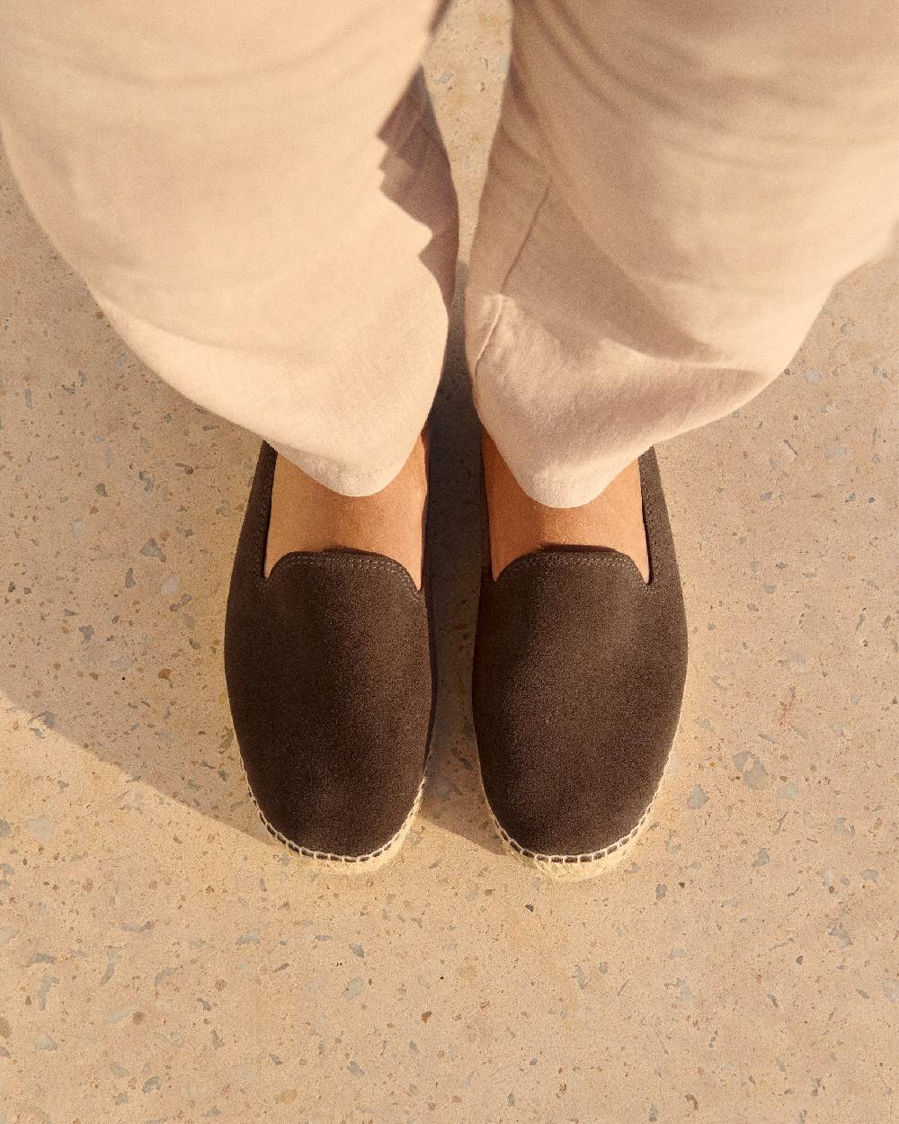 Manebí Suede Espadrilles - Cocoa Offerte