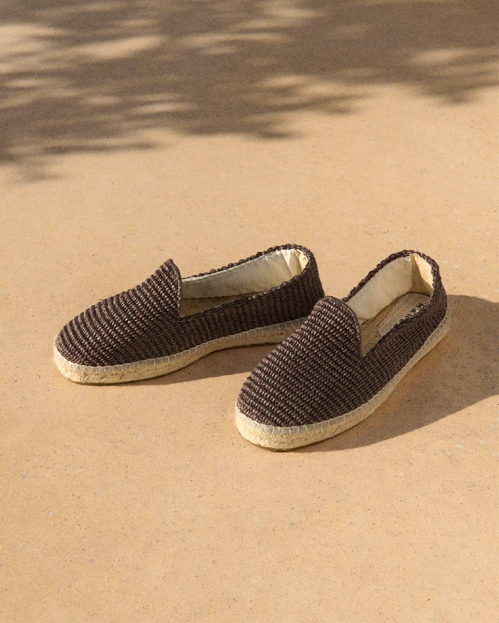 Manebí Raffia Espadrilles - Cocoa Hotsell