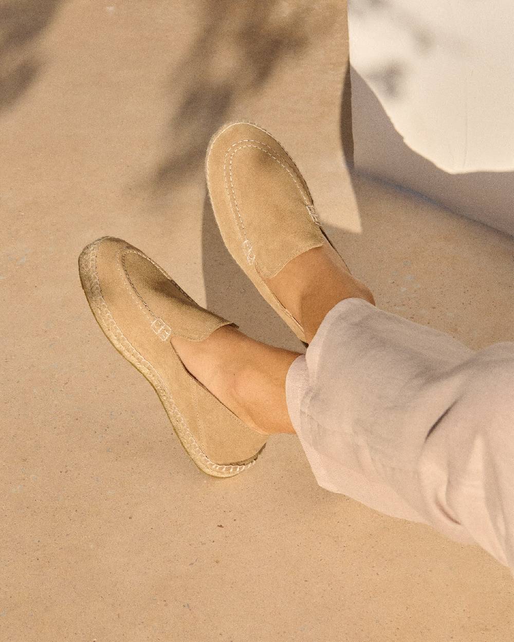 Manebí Mocassini Traveler - Hamptons - Washed Beige Italy