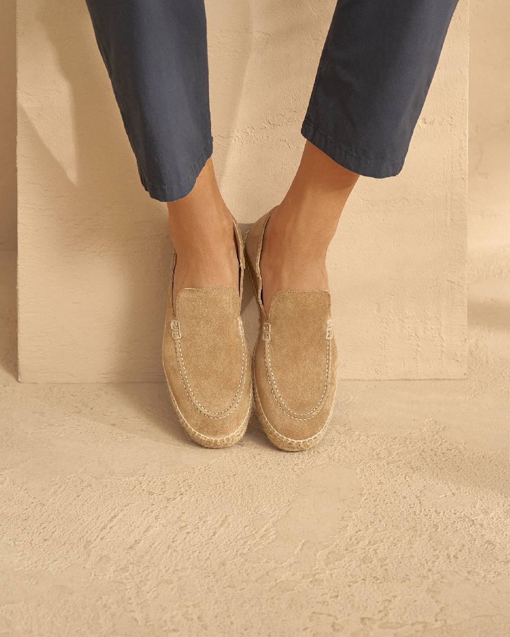 Manebí Mocassini Traveler - Hamptons - Washed Beige Italy