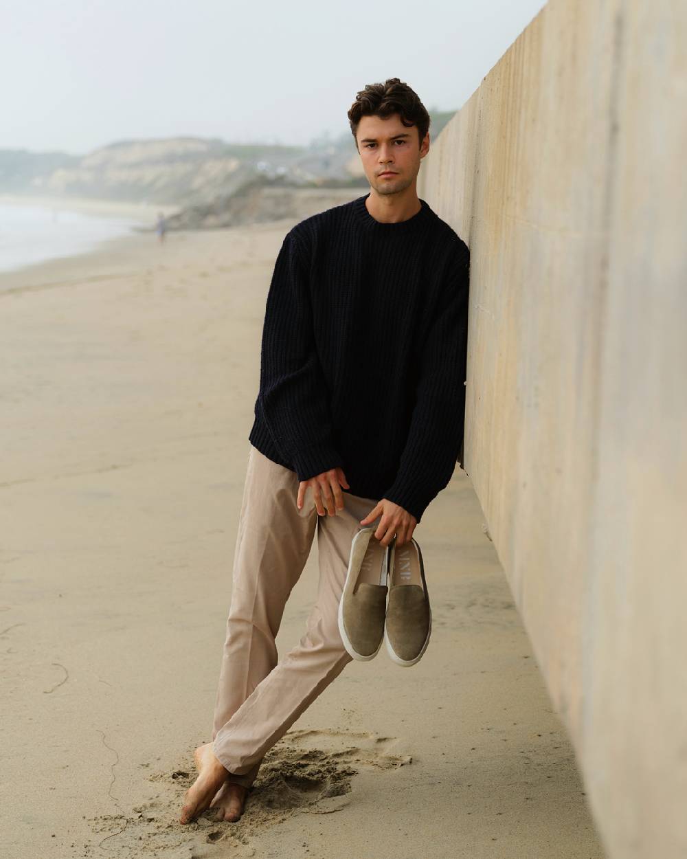 Manebí Slip-On in pelle scamosciata - Hamptons - Forest Qualità Garantita