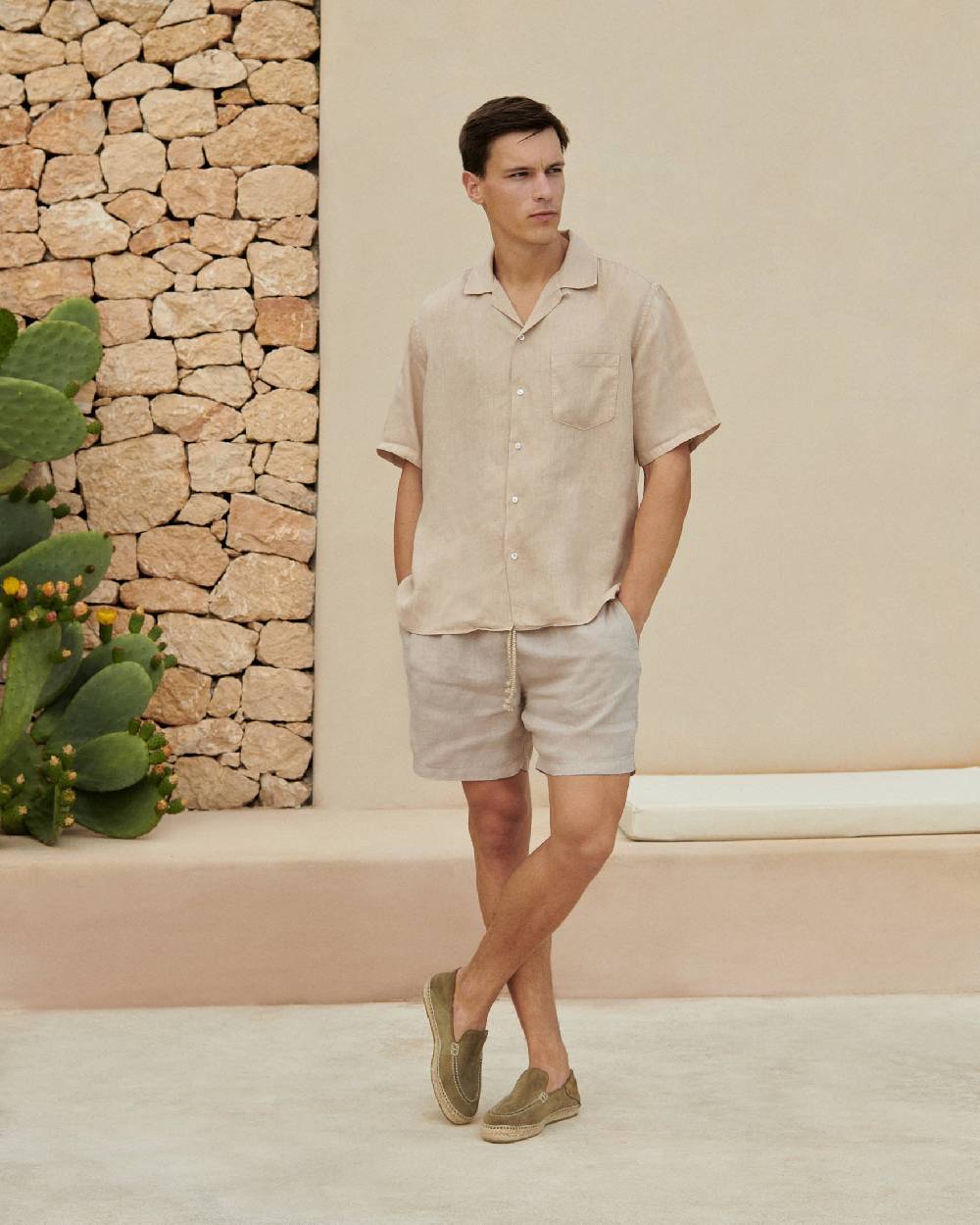 Manebí Mocassini Traveler Espadrillas in pelle scamosciata- Hamptons - Forest Consegna Veloce