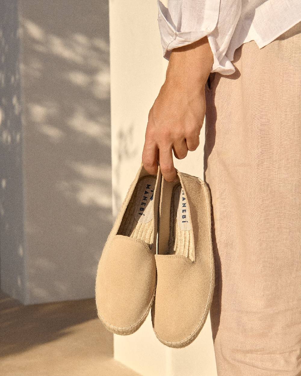 Manebí Espadrillas - Hamptons - Champagne Beige Prezzo Ridotto