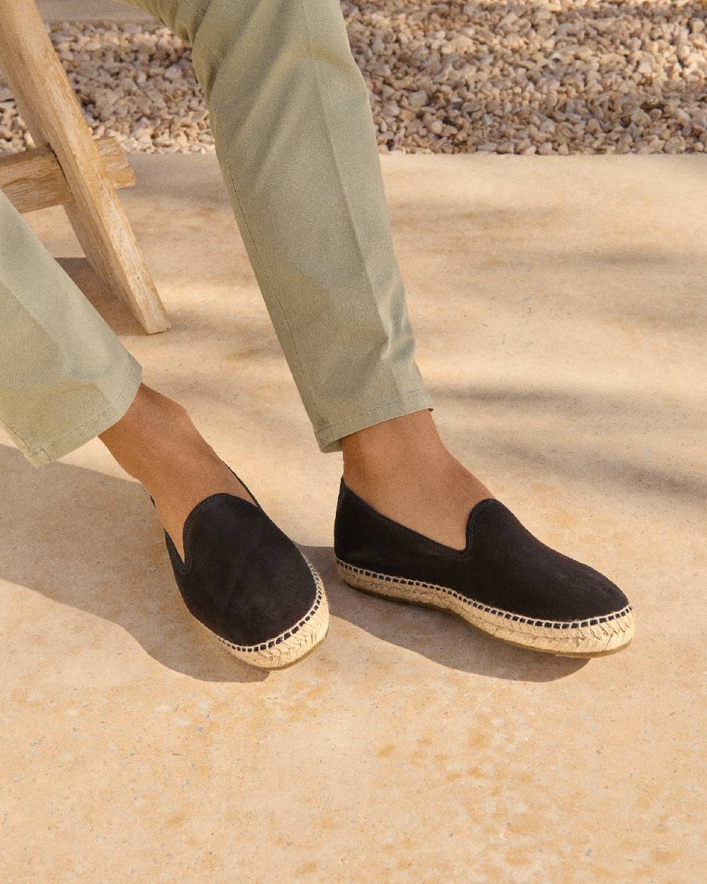 Manebí Espadrillas - Hamptons - Black Sottocosto