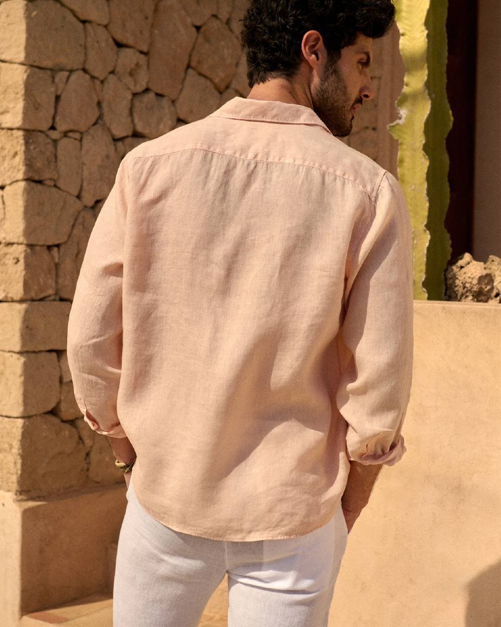 Manebí Washed Linen Panama Shirt - Spanish Villa Moda