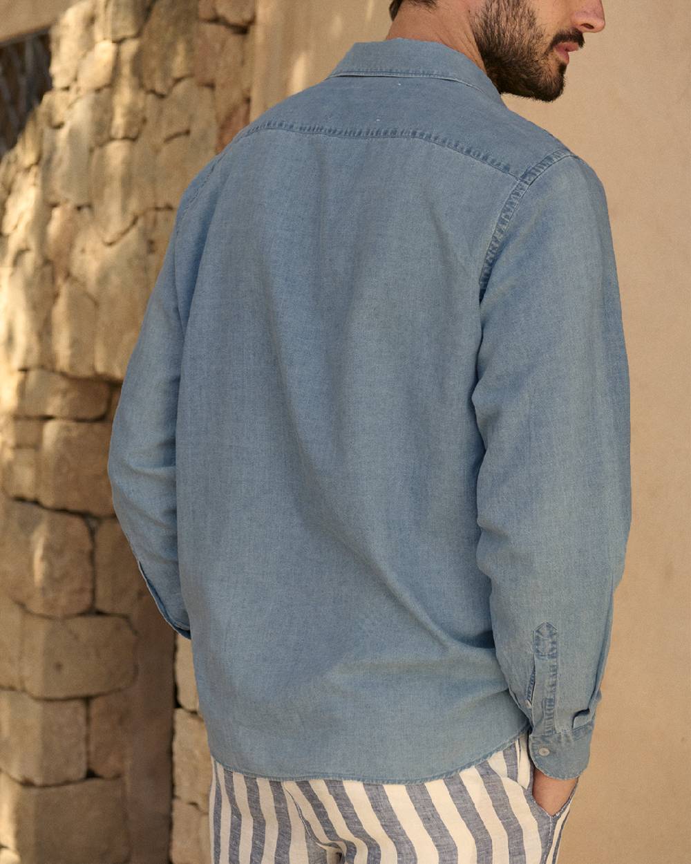 Manebí Lenim: Linen Denim|Panama Shirt Italy