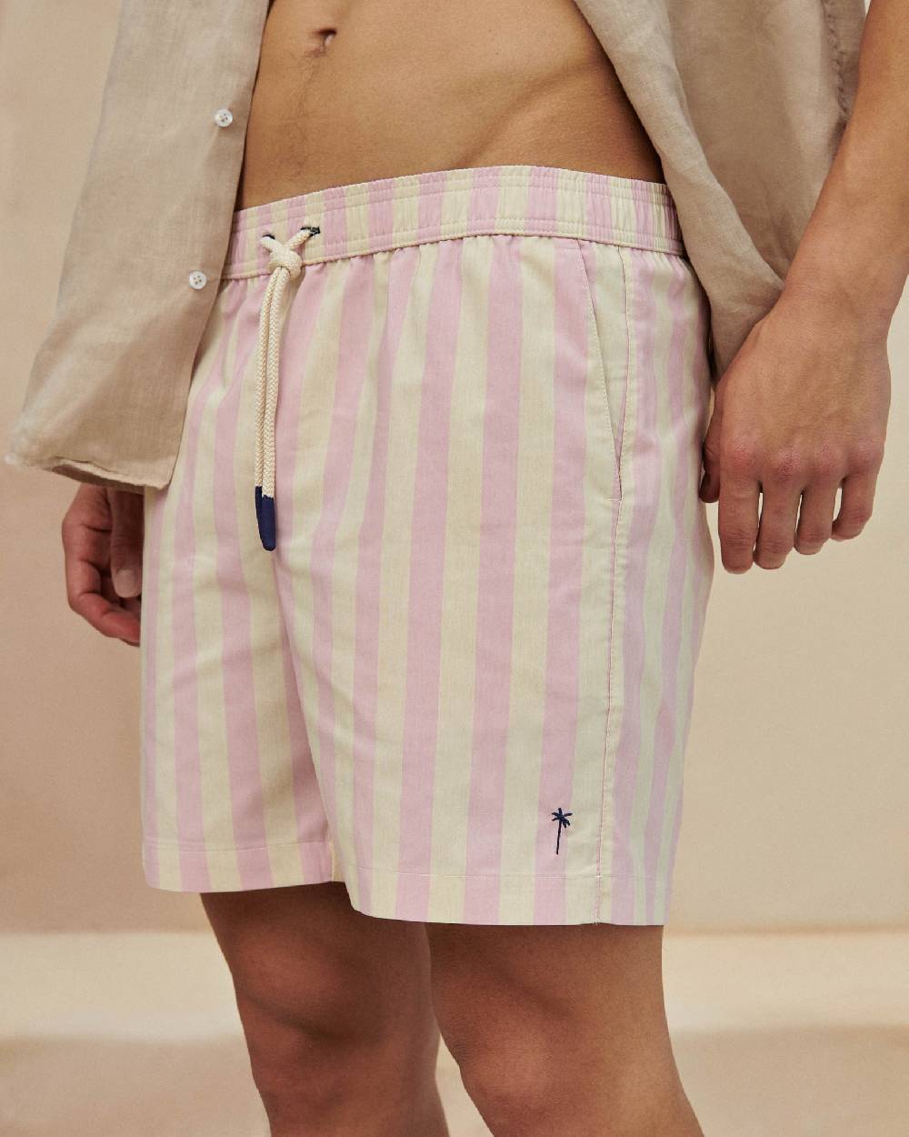 Manebí Printed Swim Shorts - Antique Rose Spedizione Gratuita
