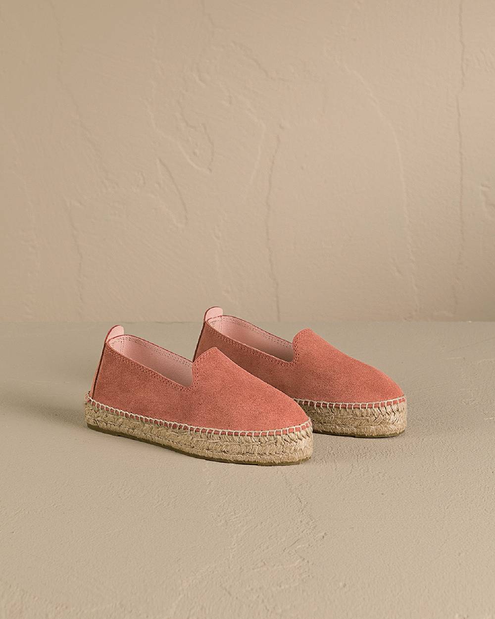 Manebí Suede Double Sole Espadrilles - Hamptons Terracotta Sconto