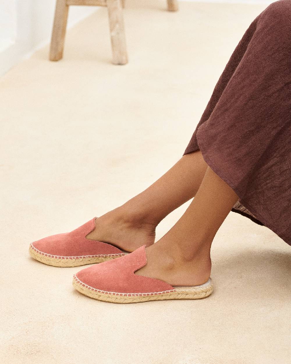 Manebí Suede Mules - Terracotta Online