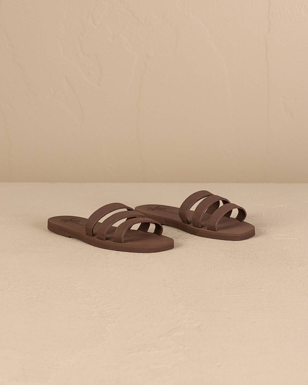 Manebí Eva Three Bands|Swim Sandals - Cocoa Vendite Flash