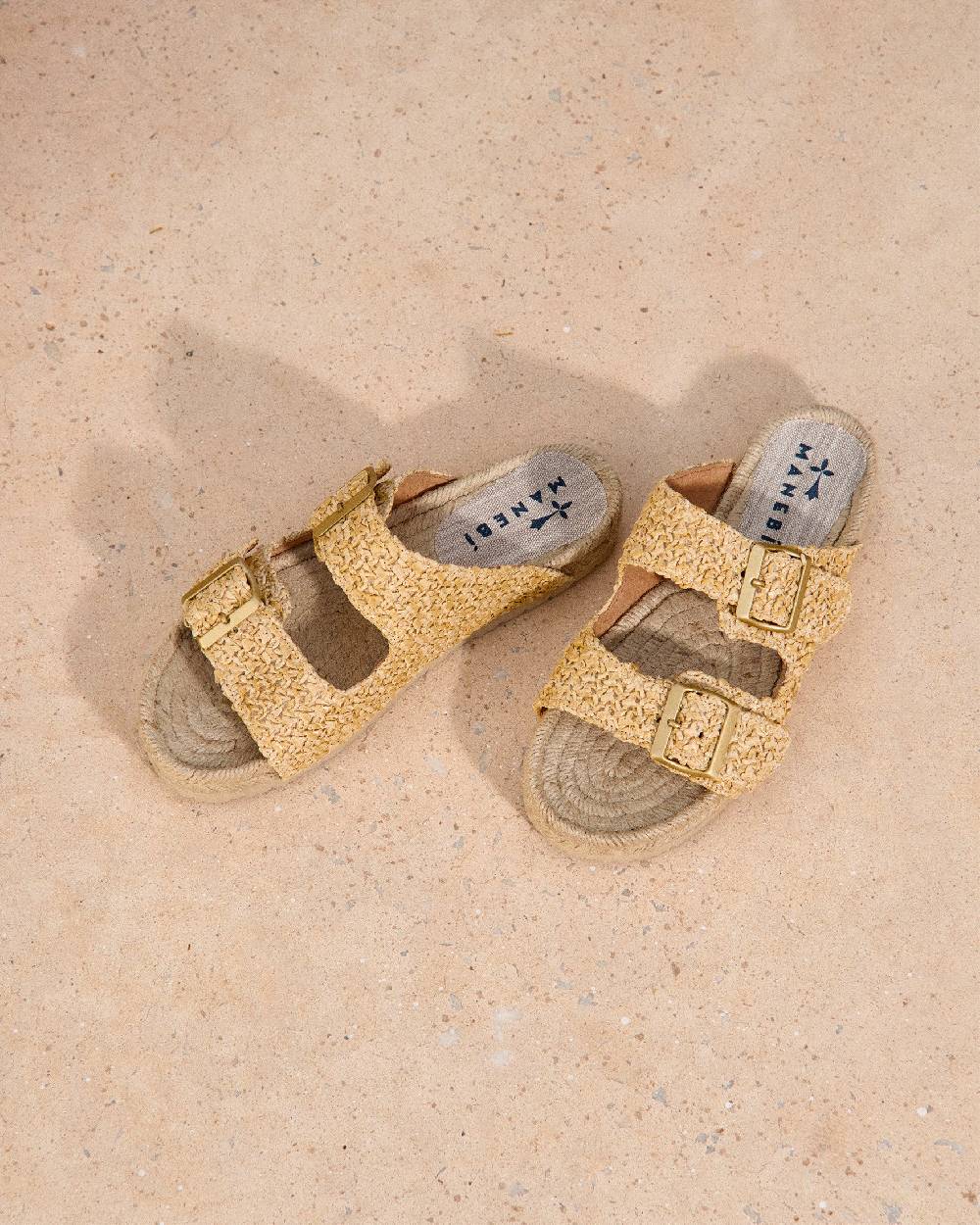 Manebí Raffia Nordic Sandals - Raffia Net Soddisfazione Garantita