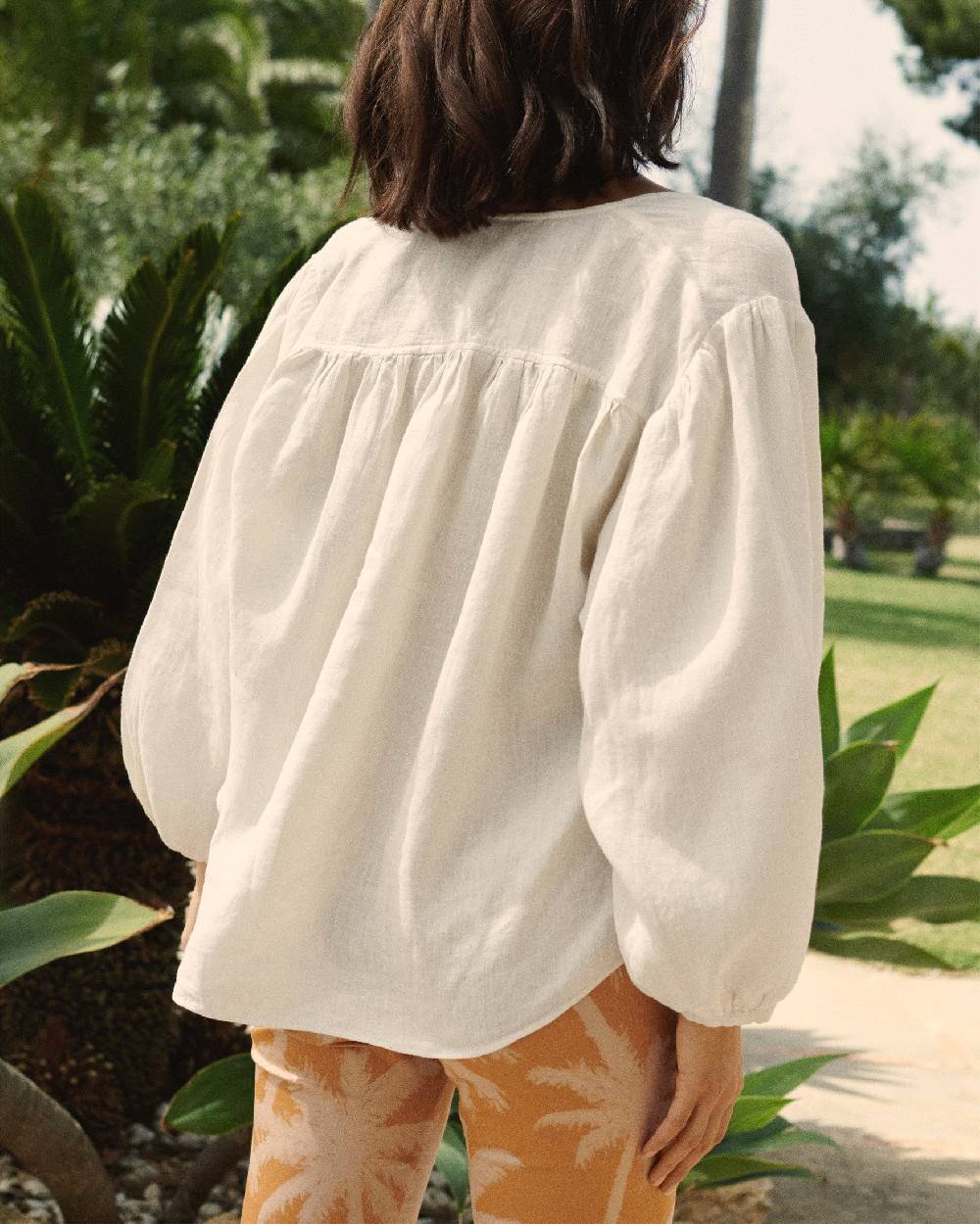 Manebí Linen Varadero Shirt - Eggnog Convenienza